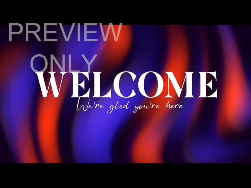 GRADIENT WAVES WELCOME STILL