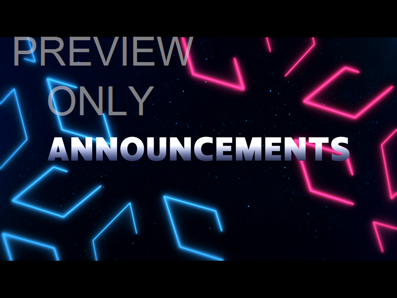 NIGHT OF WORSHIP - VOLUME TWO: ANNOUNCEMENTS STILL