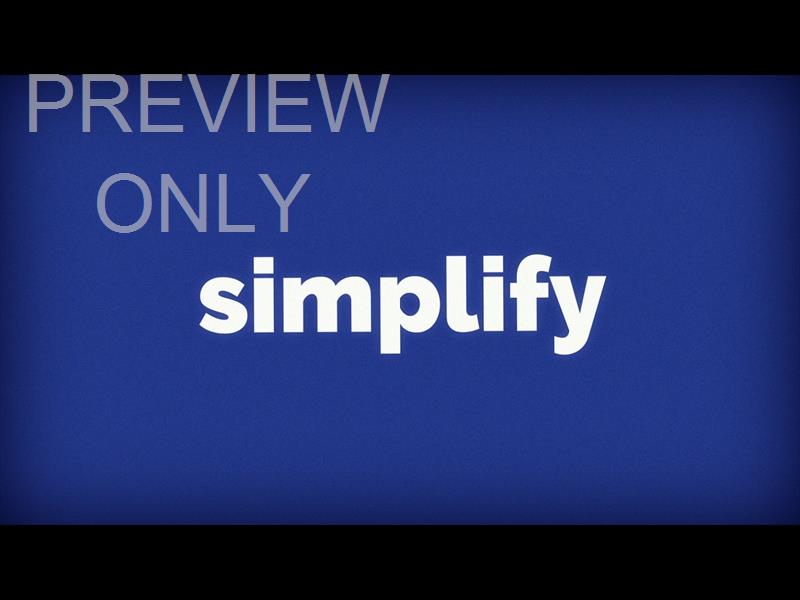 SIMPLIFY: TITLE STILL