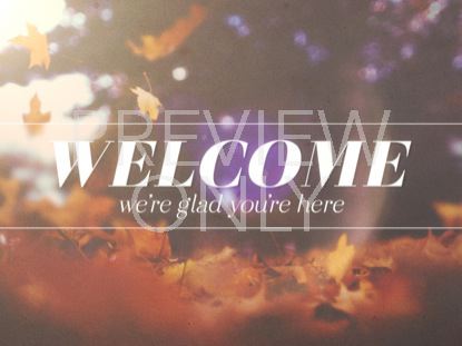 AUTUMN LIGHT WELCOME