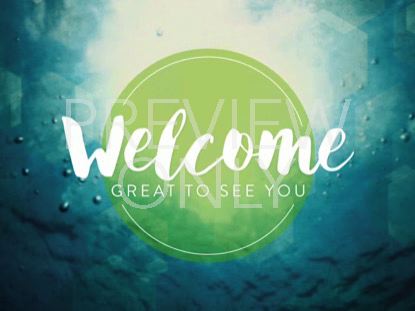 BAPTISM WATER WELCOME STILL