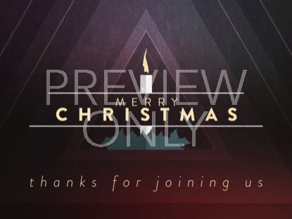 CHRISTMAS CANDLES MERRY