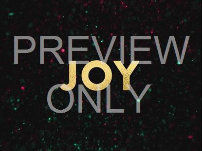 CHRISTMAS GLITTER JOY STILL