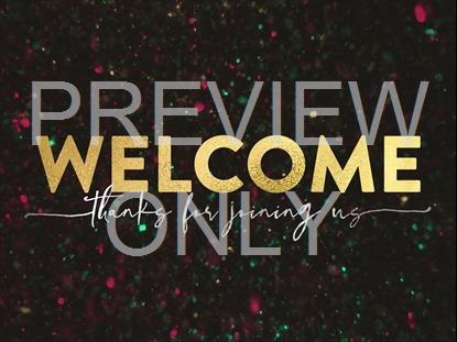 CHRISTMAS GLITTER WELCOME 01 STILL