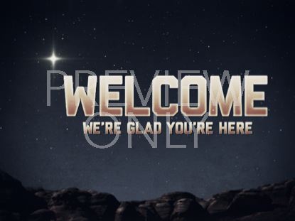 CHRISTMAS NIGHT WELCOME STILL