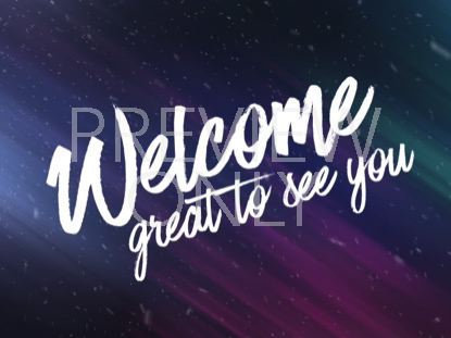 CHRISTMAS STREAKS AND SNOW WELCOME