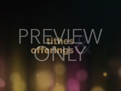 EARTH TONE GLOW TITHES OFFERINGS