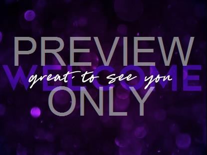 GLITTER SPARKS WELCOME STILL