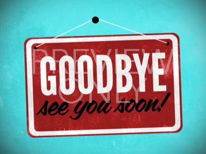 GOODBYE SIGN 01