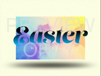 GRADIENT CLOUDS EASTER STILL