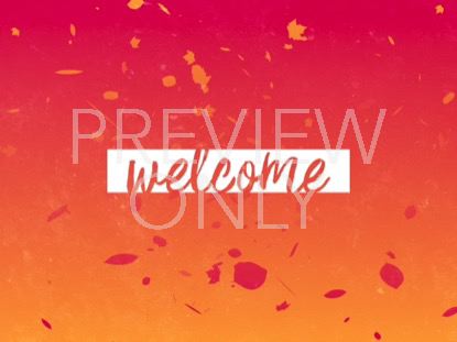 GRADIENT LEAVES WELCOME