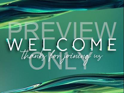 GRADIENT PAINT PALM SUNDAY WELCOME STILL