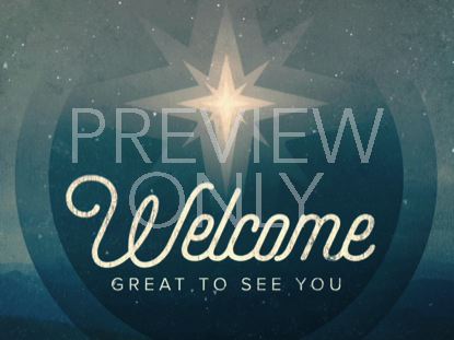 MODERN RETRO CHRISTMAS EVE WELCOME