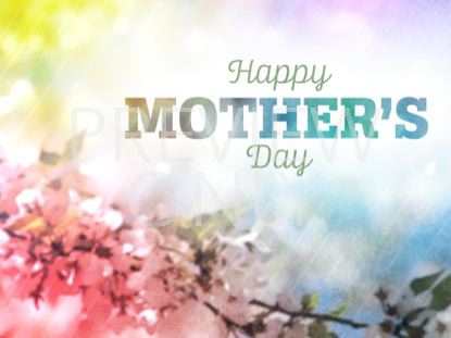 MOTHER'S DAY BLOSSOMS TITLE