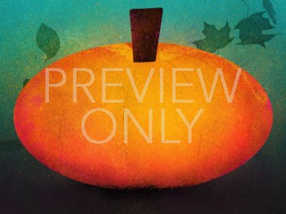 PAINTED AUTUMN PUMPKIN 01