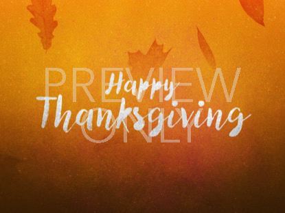 PAINTED AUTUMN THANKSGIVING