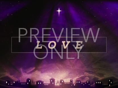 PAINTED CHRISTMAS ADVENT LOVE