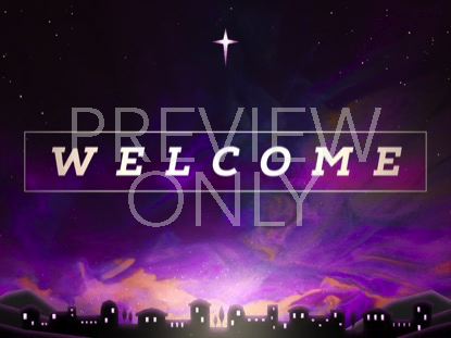 PAINTED CHRISTMAS WELCOME