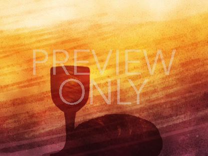 PAINTED EASTER COMMUNION