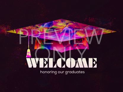 PAINTED GRADUATION WELCOME