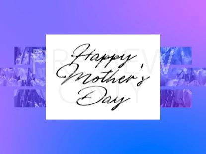 RADIANT GRADIENT MOTHER'S DAY TITLE 01