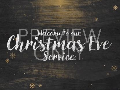 RUSTIC WINTER SNOW CHRISTMAS EVE