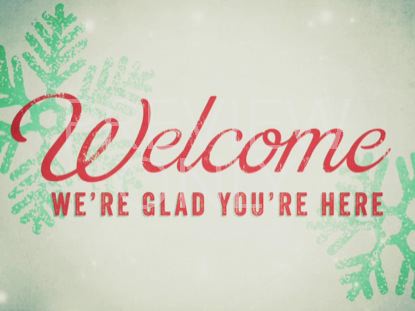 SNOWLIGHT CHRISTMAS WELCOME STILL