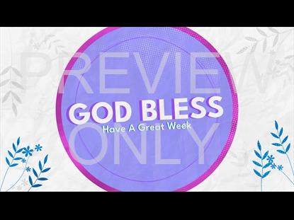 SPRING TEXTURES GOD BLESS