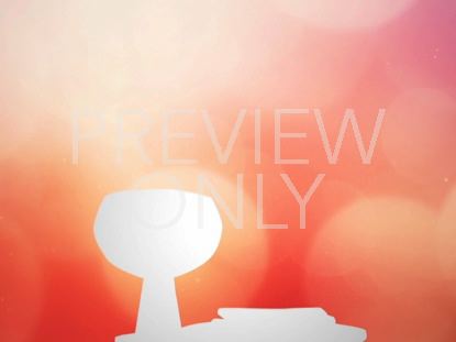 SPRING BOKEH COMMUNION BLANK