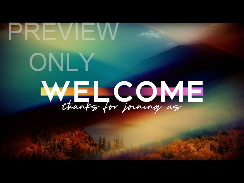 Subtle Fall Welcome Still | Centerline New Media | WorshipHouse Media