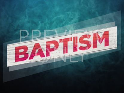 SUMMER WATER BAPTISM