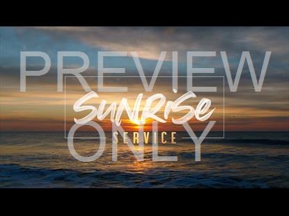 SUNRISE OCEAN SUNRISE SERVICE STILL