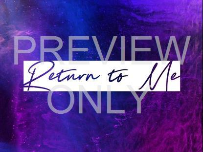 VIBRANT DUST RETURN TO ME TITLE STILL