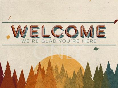 VINTAGE FALL WELCOME STILL