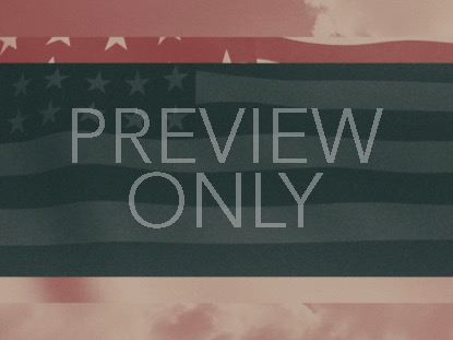 VINTAGE WAVING AMERICAN FLAG 01