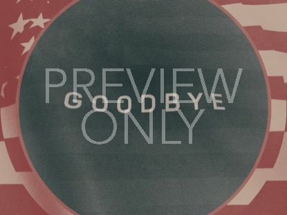 VINTAGE WAVING AMERICAN FLAG CLOSING