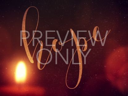 WARM ADVENT GLOW HOPE