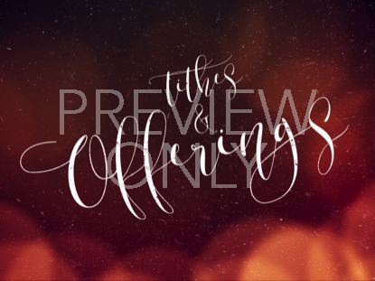 WARM CHRISTMAS GLOW TITHES