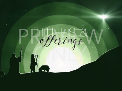 WINTER NIGHT SHEPHERD TITHES & OFFERINGS