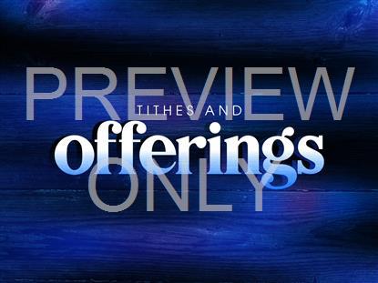 WOODEN GRADIENTS TITHES AND OFFERINGS STILL