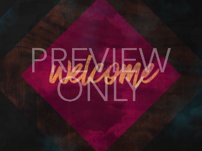 WOODGRAIN CLOUDS WELCOME