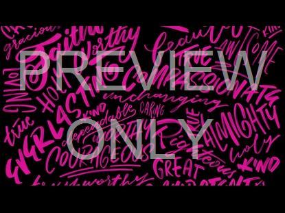 ADJECTIVES OF GOD PINK