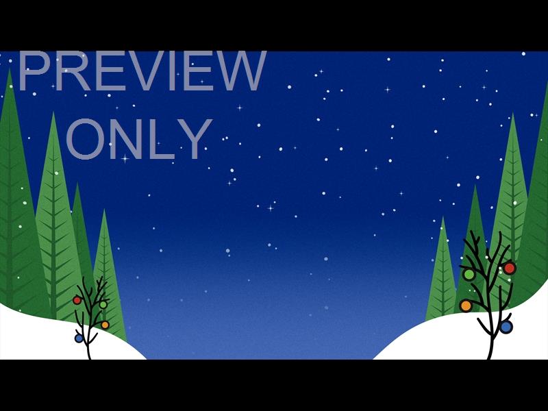 CHRISTMAS TIME IS HERE: BLUE SCENIC CORNERS STILL