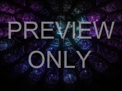 DARK MASSIVE STAINED GLASS WINDOW