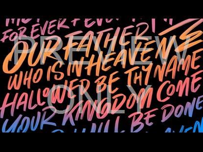 LORDS PRAYER GRADIENT