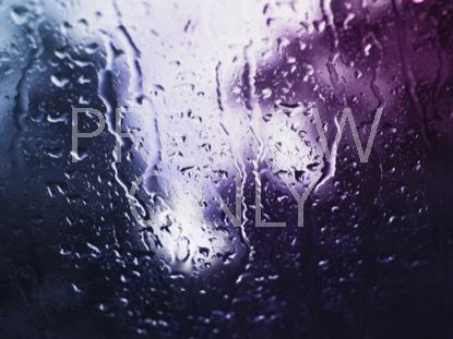 RAIN ON GLASS A SATURATED