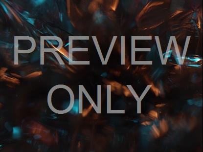 SCULPTED GLASS TEAL ORANGE BRIGHT