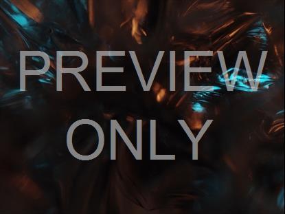 SCULPTED GLASS TEAL ORANGE BRIGHT ALT