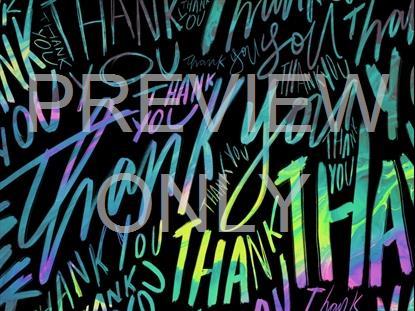 THANK YOU IRIDESCENT