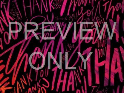 THANK YOU WARM COLOR CHANGE